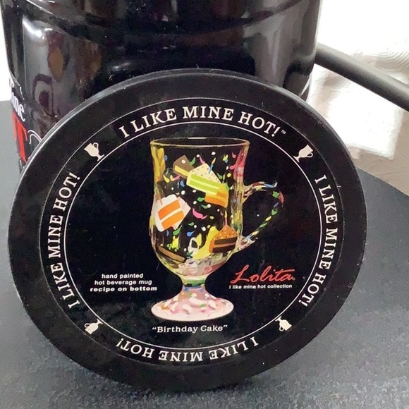 LOLITA NEW - I Like Mine Hot Collection - hand painted Glass w/ rhinestones - Picture 10 of 12